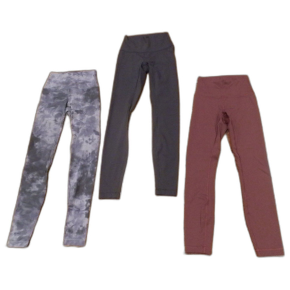Lululemon Athletica Leggings Pants Women's Size 2 Lot of 3 - Picture 1 of 2